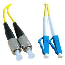 LC-FC / FC-LC singlemode duplex fiber jumper telecommunication grade optical fiber cable 3 m one pair