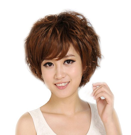 Cute face framing finger tousled hairstyle. Asian hair, Curly hair pictures, Sho