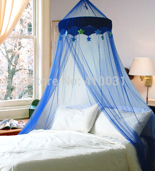 ... Bed-Canopy-Bedcover-Mosquito-Net-Bug-Netting-Kid-Bedding-Star-Canapy