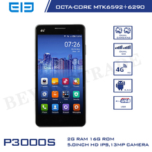 Elephone Brand P3000S Octa Core Smartphone MTK6592+6290 Mali-450 GPU 2G RAM 16G ROM Android Phone With 13MP HD Camera Cellphone