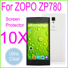 Quad Core smartphone!10pcs Original ZOPO ZP780 Screen Protector,Ultra-Clear LCD Protective Film For zopo zp780