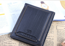 Men s Leather Horizontal Wallets with card drawer slot new Function