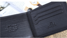 Men s Leather Horizontal Wallets with card drawer slot new Function