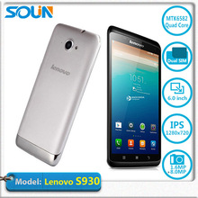 Original Lenovo S930 Smartphone MTK6582 Quad Core 6 HD IPS 1280x720 Android 4 2 Bluetooth GPS