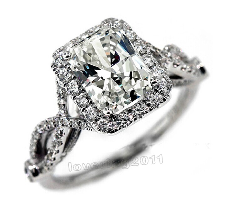 ... Engagement Wedding Ring Sz 5-11 Free shipping Gift(China (Mainland