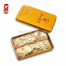 China tea JunShan Pressed yellow tea 50g mini gold bars Iron Box