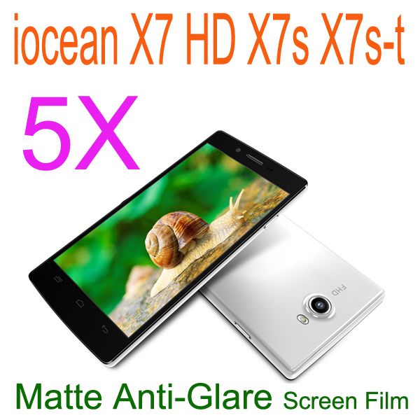 5x Matte Dirty resistant Anti Scratch Screen Protector For iOCEAN X7HD X7 HD X7S X7ST 5
