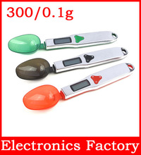 LCD 300g/0.1g Electronic Jewelry Digital Innovative Measuring Spoon Food Weighing kitchen Lab Scale