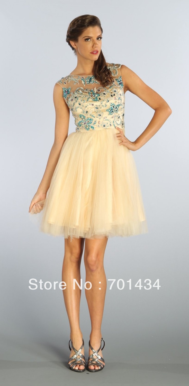 Short Poofy Homecoming Dresses