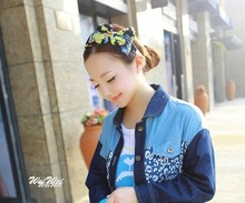 New 2015 New Lady Girl Cute Sweet Big Bowknot Ribbon Hair Accessories Headband Bow
