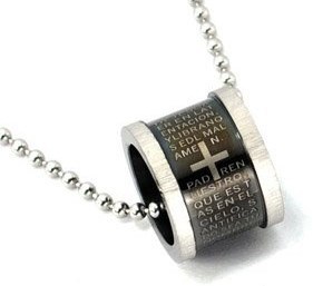 1pC Free Shipping Men s Jewelry Hot Selling Punk Cool high fashion stainless steel cross necklace