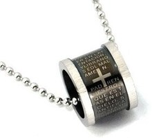 1pC Free Shipping! Men’s Jewelry, Hot Selling Punk Cool high fashion stainless steel cross necklace, titanium jewlery …