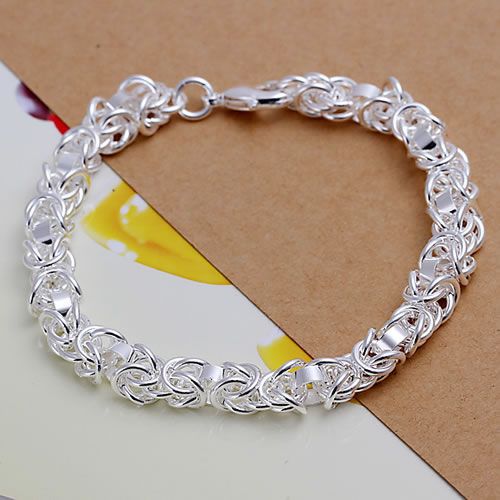 H073 925 sterling silver bracelet 925 sterling silver fashion jewelry Shrimp Lock Bracelet abxaitea fzpaoqwa