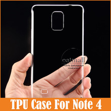 New TPU Soft Case for samsung galaxy Note 4 case GEL Transparent Clear 0.5mm 9g galaxi Note4 cases Phone Bags covers accessories