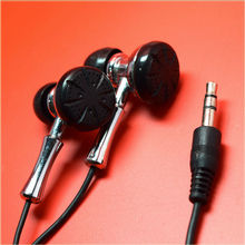 in ear earphones of mobile phone wire bullet headphone with 3 5MM plug