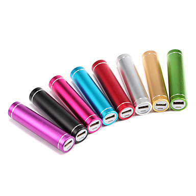 Universal Power Bank External Battery Q7 2600 for iphone iPad Samsung Smartphones mobile devices Assorted Colors