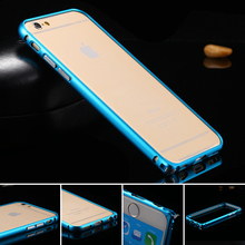 Multi color Top Aluminum Frame Bumper For iPhone 6 4 7inch Luxury Case Ultra Thin Anti