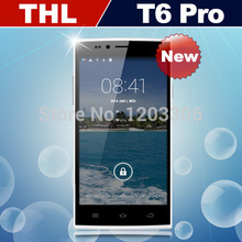 In Stock New Original THL T6 Pro 3G Moblie Phones 5″ MTK6592M Octa Core RAM 1GB+ ROM 8GB Dual SIM Front 2.0 MP Rear 8.0 MP