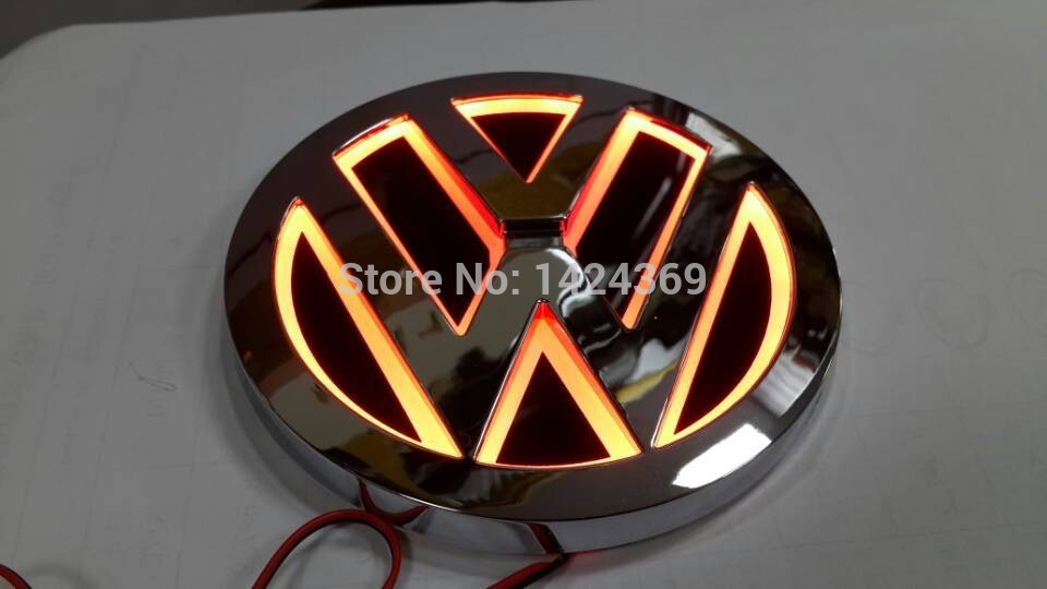 Купить VW эмблема свет для Фольксваген Поло седан passat b6 b5 гольф 5 ...