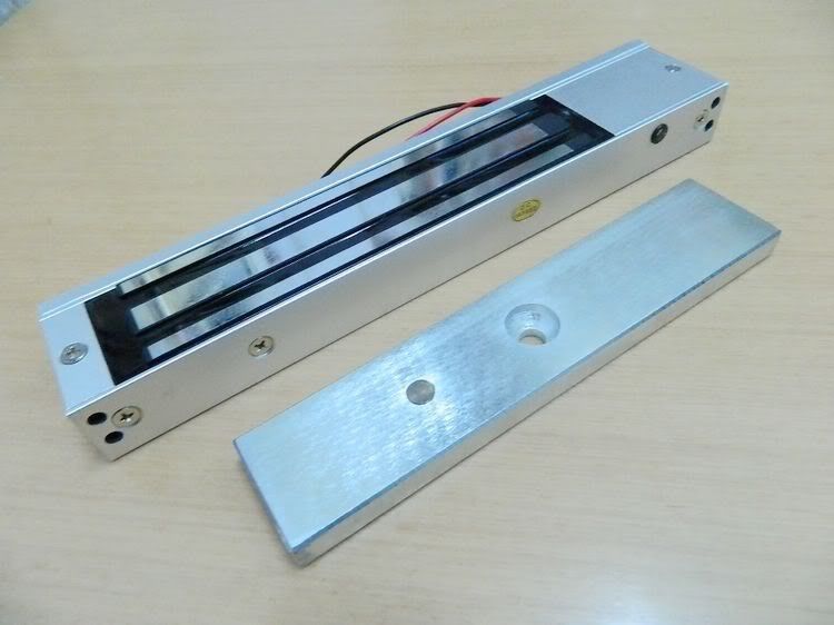 Купить 12В магнитный замок электромагнитный замок сила удержания 180 кг ...