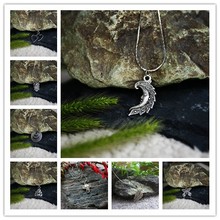 Wholesale High Quality Tibetan Silver Pendant Necklace Choker Charm Silver Chains Cord Handmade Jewlery