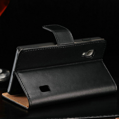 Stand Wallet Genuine Leather Case For LG Optimus L5 II E450 E460 Phone Bag Cover with