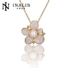 QYX Fashion Jewlery 2014 Nice 18K Gold Plated Necklace Pendants New Fashion Jewelry For Women Free Shipping N685