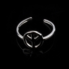 Newest Adjustable Women Peace Silver Metal Toe Ring Foot Beach Jewelry I-eat