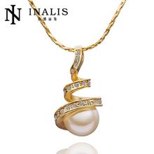 LBY Fashion Jewlery 2015 Fancy 18K Gold Plated Necklace Pendants New Fashion Jewelry For Women Free