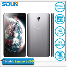 Original Lenovo S860 MT6582 Quad Core Mobile Phone 5 3 IPS HD 1280x720 Android 4 2