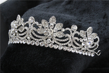 Luxury Classic Bride European Rhinestone crystal Bridal Hair Crown Tiara wedding dress crown hairwear