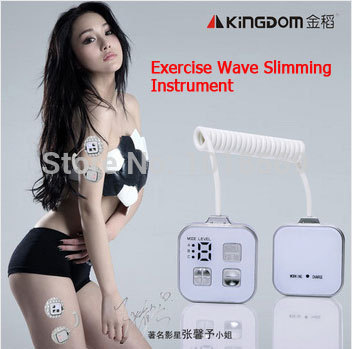 2015 Kingdom Electric Massage Device Exercise Wave Slimming Massager Instrument Body Shape Beauty Vibration Machine Weight