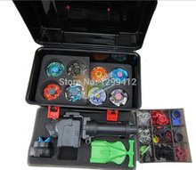 Beyblade комплект ас дети подарки ( больше , что 30 запчасти запчасти + 8 beyblades 1 ручки + 2 пусковые установки beyblade коробка )