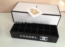 Fashion brand 14 grid dressing storage box high grade acrylic jewelry box cosmetic box cosmetic storage