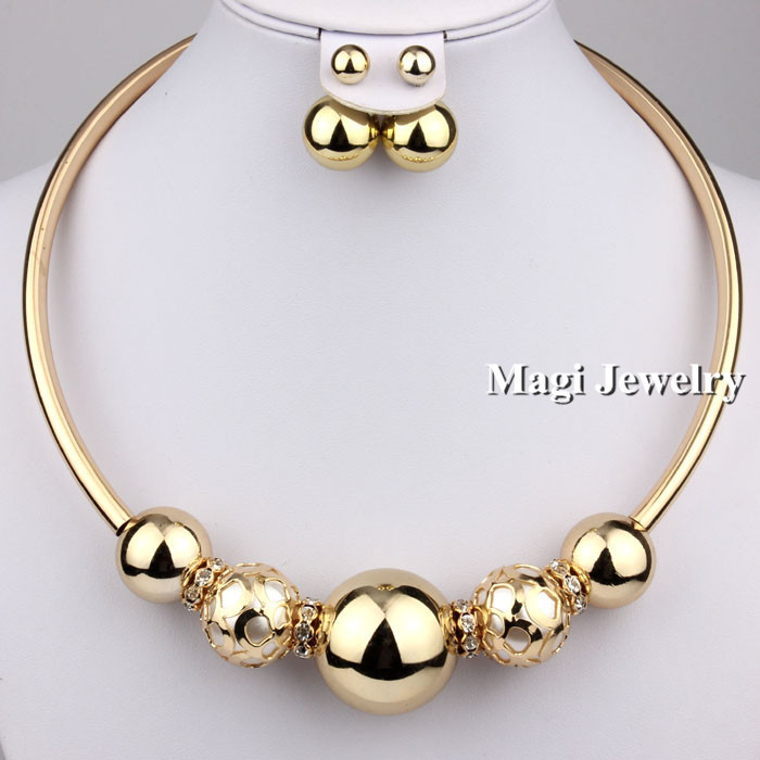 32218141059 Fashion Jewelry Sets Women Necklace Stud Earrings Bracelet ...