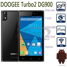 DOOGEE Turbo2 DG900 Smartphone MTK6592 octa core 1.7GHz Android 4.4 kitkat 18MP 2GB RAM 16GB ROM 5 inch FHD Smart Gesture 3G Un