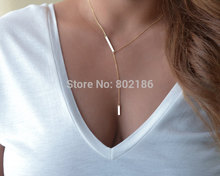 New Stunning Celebrity Sideways Vertical Hammered Bar Charm Infinity Pendant Necklace Chain Wedding Event Jewelry