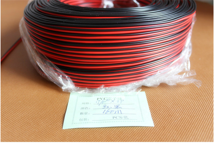 10meters lot 22awg PVC Insulated Wire 2pin Tinned Copper Cable Electrical Wire For LED Strip Extension