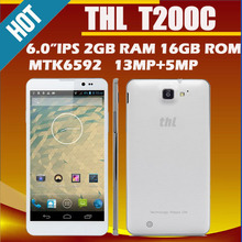 Original THL T200C 6.0 inch Octa core Mobile phone MTK6592 1.7GHz 2GB RAM+16GB ROM 5MP + 13.0MP Camera WCDMA 3G GPS OTG NFC