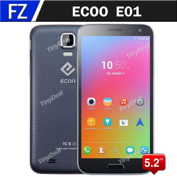 In Stock Original ECOO Focus E01 5 2 IPS FHD Android 4 2 2 MTK6592 Octa
