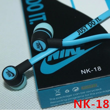 Free shipping for NK-18 Original Earphones New Fsahion In-Ear earphone headphones for Mobile phone MP3 PC with Retail package