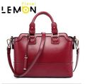 New 2015 Fashion Brand Genuine Leather Bag Solid Women Shoulder Bag