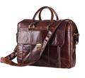 New Men's Business Bags Crazy Horse Leather Briefcase Fashion