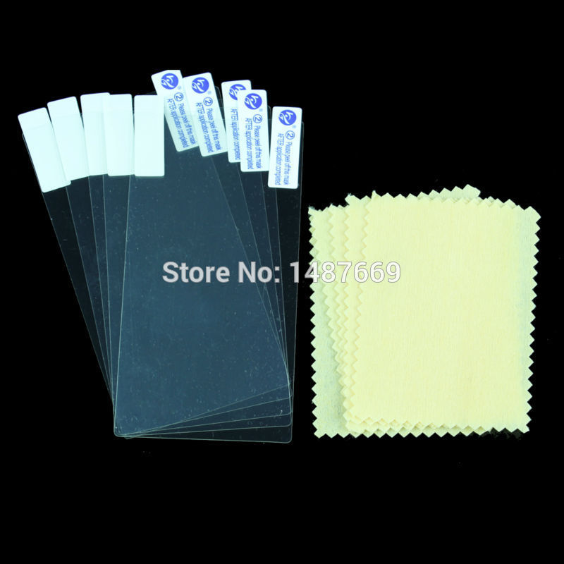 2pcs lot Front Glossy LCD Clear Phone Clear Screen Protector film For nokia lumia 520 with