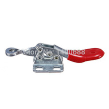 3pcs/lot Metal Horizontal Quick Release Hand Tool Toggle Clamps 27Kg 60Lbs GH-201A Rubber Cushion Holding Standard