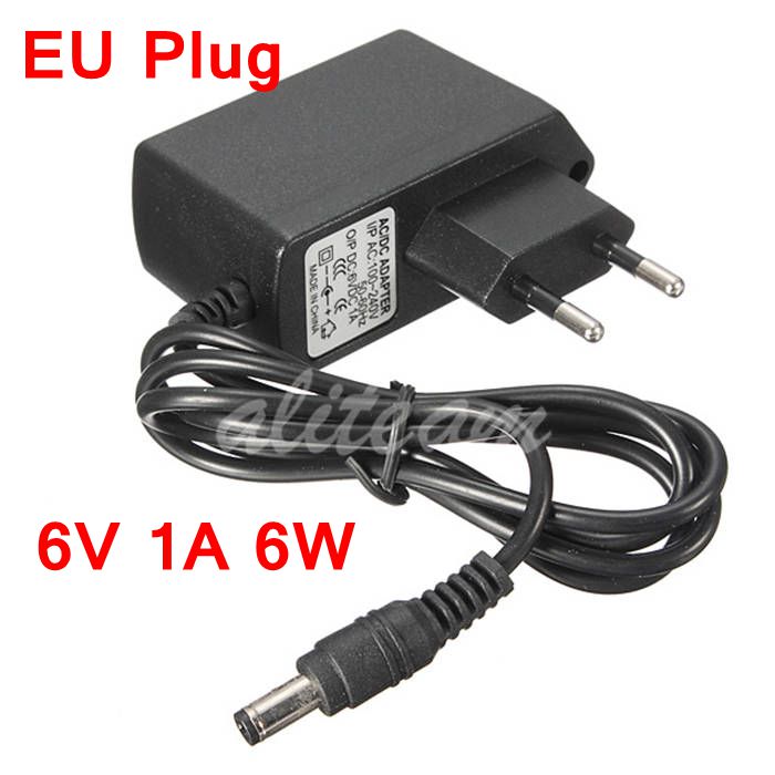Купить универсальный ac 100-240v для dc 6v 1a 6w переключения мощности ...