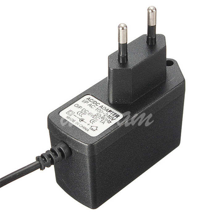 Купить универсальный ac 100-240v для dc 6v 1a 6w переключения мощности ...