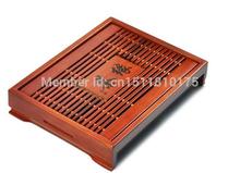 Hot Sale! Free Shipping Coffee & Tea Sets  33*25*6 cm Solid Wood Tea Tray Chinese Kung Fu Tea Set High Quality