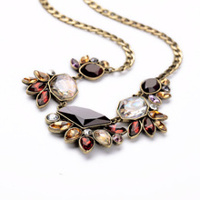 New Vintage Flower Choker For Women Statement Necklace Charm Fashion Jewelry 