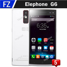 In Stock Elephone G6 5 Inch IPS HD Android 4.4.2 MTK6592 Octa Core 3G Mobile Cell Smart Phone 13MP CAM 1GB RAM 8GB ROM WCDMA